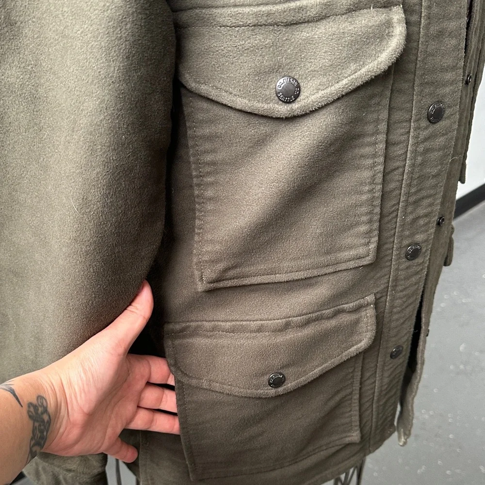 Filson Olive Utility Field Jacket Chore Coat Gorpcore Size M - Picture 5 of 11